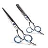 Hair Cutting Scissors Thinning Shears Kit ULG Professional Barber Hairdressing Texturizing Salon Razor Edge Scissor Japanese Stainless Steel 6.5 inch view 2