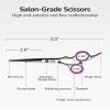 Hair Cutting Scissors Thinning Shears Kit ULG Professional Barber Hairdressing Texturizing Salon Razor Edge Scissor Japanese Stainless Steel 6.5 inch view 4