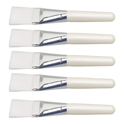 5pcs Face Mask Brush Set Home Beauty Salon Short Handle Face Mask Applicator for Skin Care