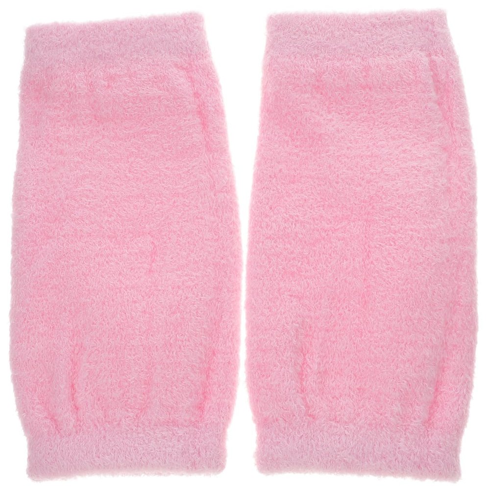 Healifty 2 Pairs Gel Elbow Moisturizing Sleeves for Women Soft Elbow Cover Pads for Dry Cracked Softening Skin Care SPA Heel Socks Breathable Brace Protection for Reduce Calloused Wear