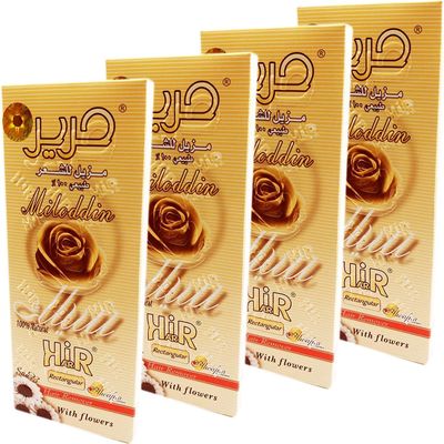4 X 100gram Harir Sweet Packets Sugar Wax Sugaring Hair Removal 100% Natural Paste for Bikini, Legs, Back, Arms And Face Body Hair Remove