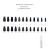 Hypnaughty Press On Nails - Rhinestone & Rhinestone Noir Coffin, Trendy & Salon Quality Reusable Nails With Kit view 3