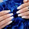 Hypnaughty Press On Nails - Rhinestone & Rhinestone Noir Coffin, Trendy & Salon Quality Reusable Nails With Kit view 4