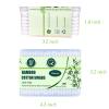 1000pcs Bamboo Cotton Swabs Double Round Cotton Buds with Wooden(5 Pack of 200) view 3