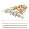 6 Inch Long Cotton Swabs,500pcs Cotton Swabs,Long Cotton Swabs with Wooden Handle,Great for Gun Cleaning,Pet Care and Makeup view 1