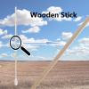 6 Inch Long Cotton Swabs,500pcs Cotton Swabs,Long Cotton Swabs with Wooden Handle,Great for Gun Cleaning,Pet Care and Makeup view 4