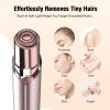 SEIHAI Facial Hair Removal for Women(Luxury), Hair Removal Device, Rechargeable Hair Remover/face shavers, Facial Hair Remover for Upper Lip, Chin, Included 4 x Replacement Heads view 3