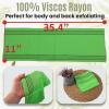 etreetowel Extra Large Size 35.4" x 11" (2 PCs) Korean Asian Exfoliating Bath Washcloths Mitt Scrub for Body and Back washcloth Glove Viscose Rayon Towel for Soft Skin view 2