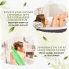 etreetowel Extra Large Size 35.4" x 11" (2 PCs) Korean Asian Exfoliating Bath Washcloths Mitt Scrub for Body and Back washcloth Glove Viscose Rayon Towel for Soft Skin view 3