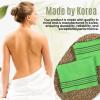 etreetowel Extra Large Size 35.4" x 11" (2 PCs) Korean Asian Exfoliating Bath Washcloths Mitt Scrub for Body and Back washcloth Glove Viscose Rayon Towel for Soft Skin view 4