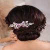 BERYUAN Rhinestone Hair Comb with Crystals - Bridal Side Accessory for Wedding Hair Piece for Women and Girls (ab color) view 2