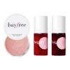 bayfree Radiant Finish, Hydrating, Creamy, Lightweight & Blendable Mulit Glow Balm & Long Lasting Waterproof Lip Tint Stain Set view 1