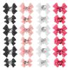Beavorty 40pcs Bow Nail Decoration Pink Accessories Resin Jewelry Dark Pink Bow Tie 3D Nail Art Ribbon Knot Ornament Manicure DIY Charms Art Jewelry Charms Supplies view 1