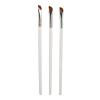 Brush, 3pcs Angled Eye Liner Brushes Ultra Thin Slanted Comfortable Grip Make Up Brush Set White Nylon view 1
