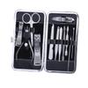 Abaodam 12pcs Stainless Steel Manicure Set Plant Print Case Complete Nail Grooming Kit for Home and Travel Use Includes Clippers Scissors and More view 4