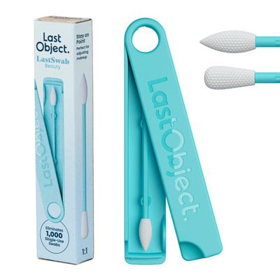 LastSwab Reusable Cotton Swabs for Gentle and Eco-Friendly Beauty Routines - The Sustainable Alternative to Single-Use Q Tips - Zero Waste & Easy to Clean - Comes with a Convenient Travel Case Holder