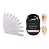 Makartt 3D Nail Foil Glue with Nail File Bundle, 8ml Foil Transfer Gel Foil Adhesive Glue, 100/180 Grit Nail Files for Acrylic Nails Gel view 1