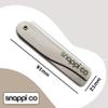 Snappi Co Metal Folding Beard Comb | 304 Stainless Steel Pocket Comb for Men for Beard Grooming, Hair Styling & Moustache Care | Compact Flip Comb, Portable Mens EDC Accessories | Includes Gift Box view 4