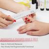 Makartt No Wipe Top Coat and Base Coat Kit with Nail File Bundle, 8ml Foil Transfer Gel Foil Adhesive Glue, 100/180 Grit Nail Files for Acrylic Nails Gel view 2