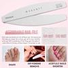 Makartt No Wipe Top Coat and Base Coat Kit with Nail File Bundle, 8ml Foil Transfer Gel Foil Adhesive Glue, 100/180 Grit Nail Files for Acrylic Nails Gel view 3
