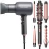 Wavytalk Hair Dryer with Diffuser and Concentrator Professional 1875 Watt, 5 in 1 Curling Iron Set view 1