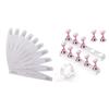 Makartt Nail Stand for Nails Art Display with Nail File Bundle, Nails Art Display Practice Nail Holder for Painting Nails Stand for False Nail, 100/180 Grit Nail Files for Acrylic Nails Gel view 1