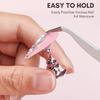 Makartt Nail Stand for Nails Art Display with Nail File Bundle, Nails Art Display Practice Nail Holder for Painting Nails Stand for False Nail, 100/180 Grit Nail Files for Acrylic Nails Gel view 2