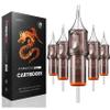 20 Assorted Tattoo Cartridge Needles Mixed Size #12 Standard Round Liner&Round Shader- 5 Pcs each of 7RL, 9RL, 5RS, 9RS Pro Disposable Membrane Tattoo Needles view 1