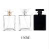 2 Pcs 100ml Glass Spray Bottle,Fine Mist Refillable Perfume Bottle,Perfume Atomizer for Men and Women,Empty Spray Dispenser Containers,Glass Portable Travel Bottle(Black) view 2