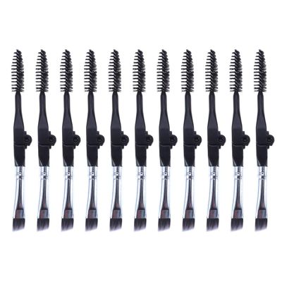 Beavorty 10PCS lip makeup brush dual ended makeup brush eyelash wand Eye Brow Spoolie Angled Eye Brow Eyebrow Spoolie Professional Eyebrow Miss mini lip liner