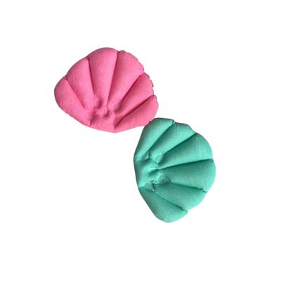 Alipis Bath Pillow for Tub 2pcs Inflatable Spa Pillow Suction Cups Cloth Bath Cushion for Relaxing Bath Time Random