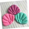 Alipis Bath Pillow for Tub 2pcs Inflatable Spa Pillow Suction Cups Cloth Bath Cushion for Relaxing Bath Time Random view 3