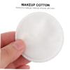 Beavorty 300 Pcs Organic Makeup Pads face Cotton Pads Cotton Wool Makeup Organic Rounds Round Clean face Wipes White Facial view 4