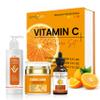 Dermaxgen Vitamin C Complete Facial Care Kit - Organic Glowing Skin Anti-Aging, Rejuvenating, Boosting Collagen & Hydrating - Day & Night Brightening Skincare Gift Set view 1