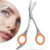 LePinko Eyebrow Trimming Scissors with Combs, Gifts For Men Women Stocking Stuffers, Gray view 1