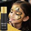 CCbeauty Gold Face Paint Stick, Metallic Face Painting Kit, Full Coverage SFX Makeup Foundation, Professional Non-Toxic Body Paint for Halloween Costume Party, For Wonder Women, Iron Man Makeup view 3
