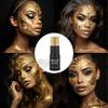 CCbeauty Gold Face Paint Stick, Metallic Face Painting Kit, Full Coverage SFX Makeup Foundation, Professional Non-Toxic Body Paint for Halloween Costume Party, For Wonder Women, Iron Man Makeup view 4