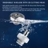AMOMB Mini Shaver Portable Electric Shaver, 2-in-1 USB Rechargeable Wet Dry Mini Shaver with Rotary Nose Hair Trimmer, Pocket Size Gift for Home and Travel (White) view 4
