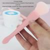 3PCS Double Head Mask Brush, Mask Beauty Body Cream Applicator Tool Flexible Soft Silicone DIY Face Mask Applicator, for Mud Clay Mask Body Lotion view 3