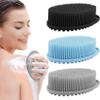 3 Pack Silicone Body Scrubber, Exfoliating Body Scrubber Fit for Sensitive and All Kinds of Skin, Soft Silicone Loofah for Women Men, Clean and Sanitary Rapid Foaming view 1
