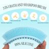 3 Pack Silicone Body Scrubber, Exfoliating Body Scrubber Fit for Sensitive and All Kinds of Skin, Soft Silicone Loofah for Women Men, Clean and Sanitary Rapid Foaming view 2
