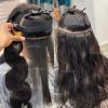 Bodywave Tape In Hair Extensions 12inch Human Hair Invisible Wavy Tape In Hair Extension 1bundle 100g 40pcs Black Glue In Real Human Hair Tape Ins Seamless Reusable Adhesive Tape In Hair view 2