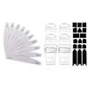 Makartt 12 PCS French Nail Art Stamper Kit with Nail File Bundle, 2 PCS Jelly Nail Stamper 4 PCS Silicone Replaceable Stamper, 100/180 Grit Nail Files for Acrylic Nails Gel view 1