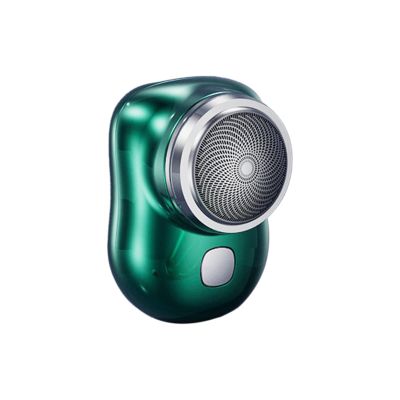 Electric Razor for Men, Mini Shave Portable Electric Shaver, Travel Electric Razor, USB Rechargeable Shaver, One Button Use Shaver for Home Car Travel Gift(Green)