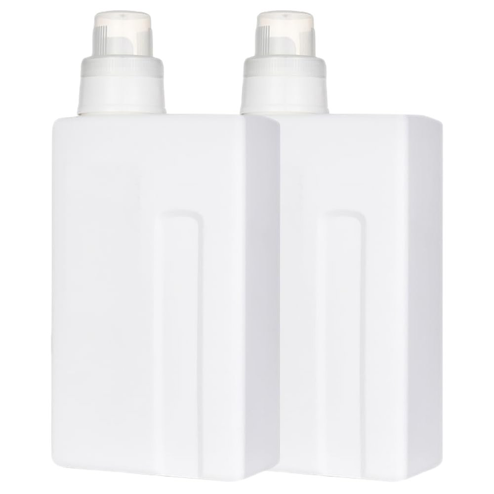 2pcs Laundry Bottle Travel Soap Plastic Soap Dispenser Liquid Powder Laundry Container Refillable Laundry Bottle Travel Laundry Soap Gel or