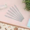 6-Piece Stainless Steel Nail File Set with Cleaner Tip - Double Sided, Durable, Professional Diamond Buffer for Natural Nails view 2
