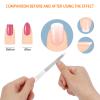 6-Piece Stainless Steel Nail File Set with Cleaner Tip - Double Sided, Durable, Professional Diamond Buffer for Natural Nails view 3