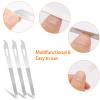 6-Piece Stainless Steel Nail File Set with Cleaner Tip - Double Sided, Durable, Professional Diamond Buffer for Natural Nails view 4