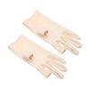 Beatifufu Anti-uv Gloves 2 Fingers Skin Tone Short Manicure Gloves for Hand Protection Versatile for Travel Fishing Hiking view 1