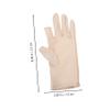 Beatifufu Anti-uv Gloves 2 Fingers Skin Tone Short Manicure Gloves for Hand Protection Versatile for Travel Fishing Hiking view 2